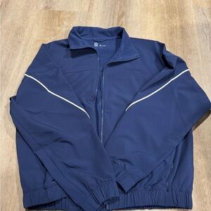 Gilly Hicks Dark Blue Windbreaker with White Accents